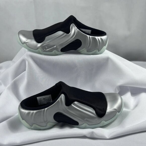 Nike Clogposite Chrome Black FQ8257-002 Men’s Size 5 Basketball Slide Clogs New - Picture 1 of 11
